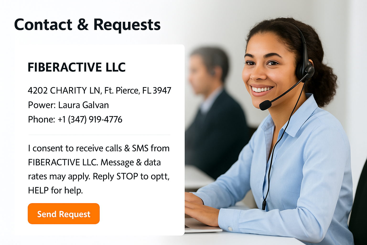 Customer support agent assisting customers